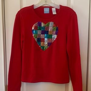 Sequined ❤️ Sweater